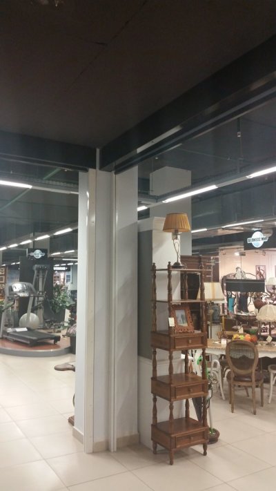 Противопожарные шторы для супермаркета «Ашан