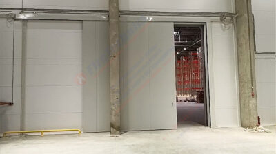 Стальные, откатные, автоматические противопожарные ворота FireTechnics EI60